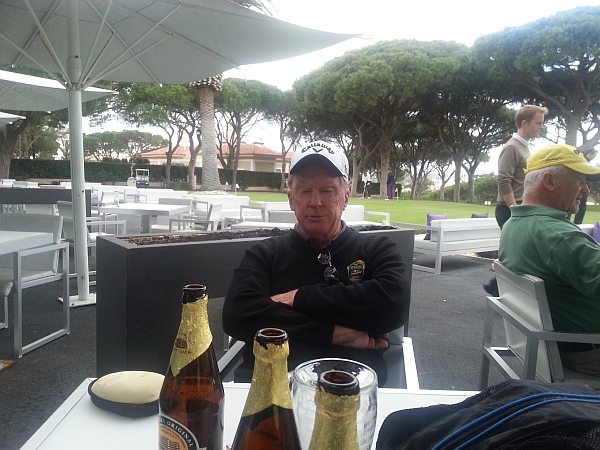 Your Vilamoura Golf Challenge editor caught napping at Vale do Lobo.