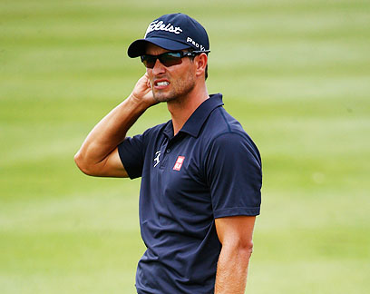 Adam Scott in agony on route to a disappointing final round 76 in the Arnold Palmer Invitational. (Photo - www.pgatour.com)
