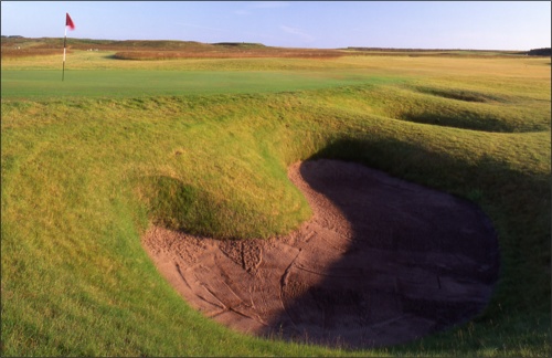 The 9th green on the Craighead Course at Crail - Gil Hanse's first design project outside the States. (Photo - Crail Golfing Society)