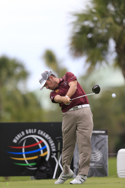 Fran Caffrey's super shot of South African Louis Oosthuizen during the 1st round of the WGC- Cadillac Championship. (Photo - Fran Caffrey/www.golffile.ie)