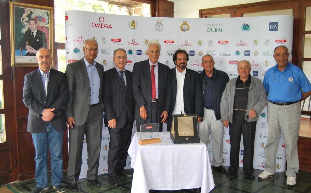 MENA Tour officials gather on the opening day of the first event of 2014.