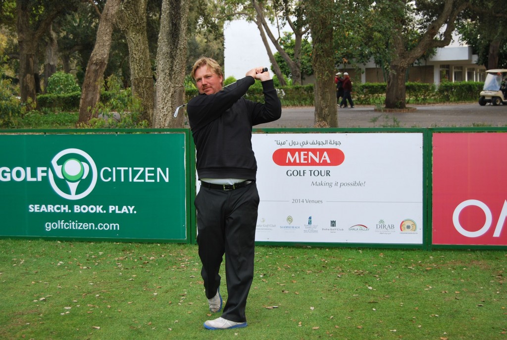 Ross McGowan leads by two shots with a round to play in Rabat. (Photo - MENA Tour).