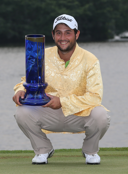 ALEXANDER LEVY (FRA) wins the Final Round and is the Champion Golfer of the 2014 Volvo China Open, Genzon Golf Club, Shenzhen, China. Picture:  David Lloyd / www.golffile.ie