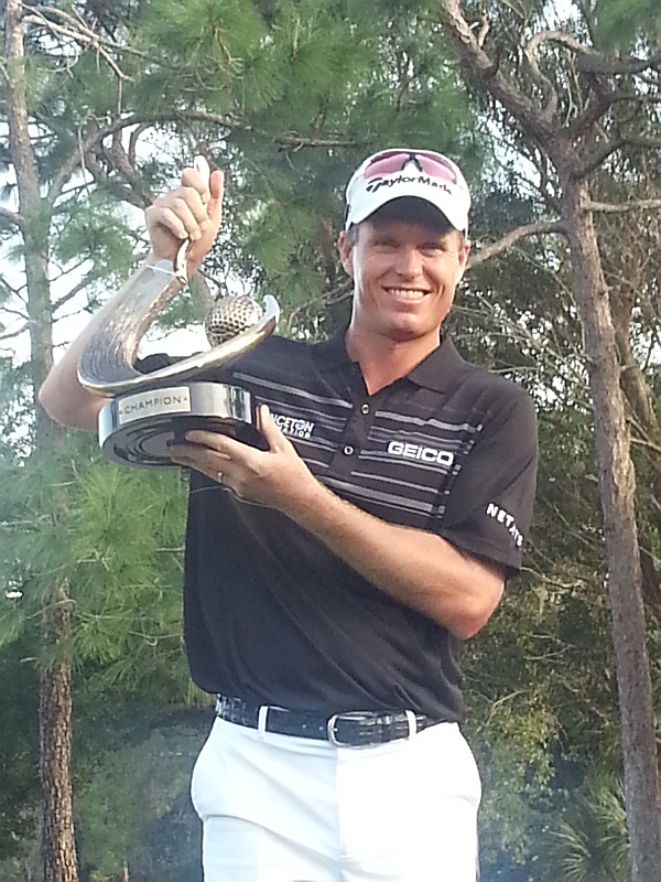 John Senden becomes the second of four Australian-born winners on the PGA Tour this year.