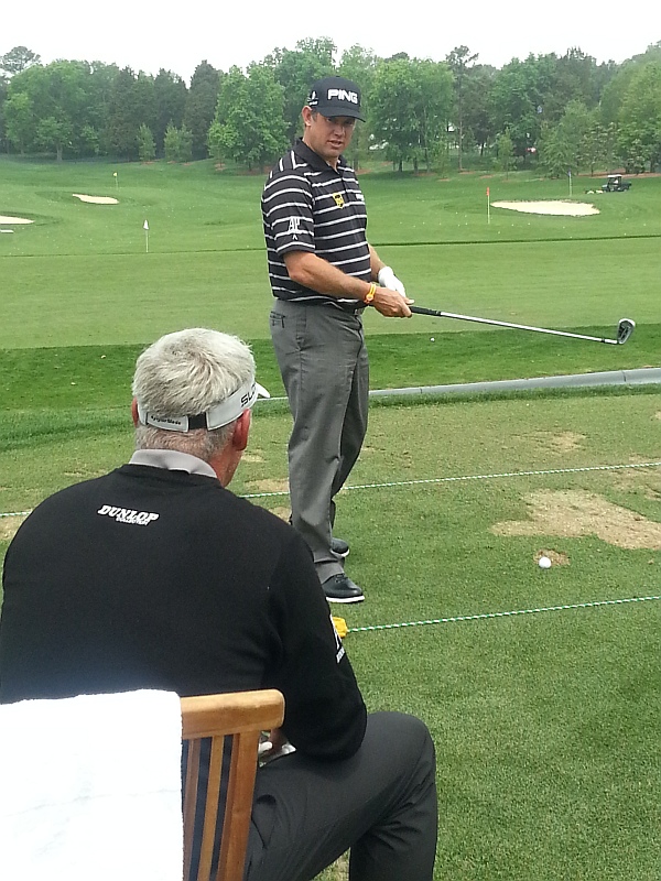 Lee Westwood and Darren Clarke talk fishing