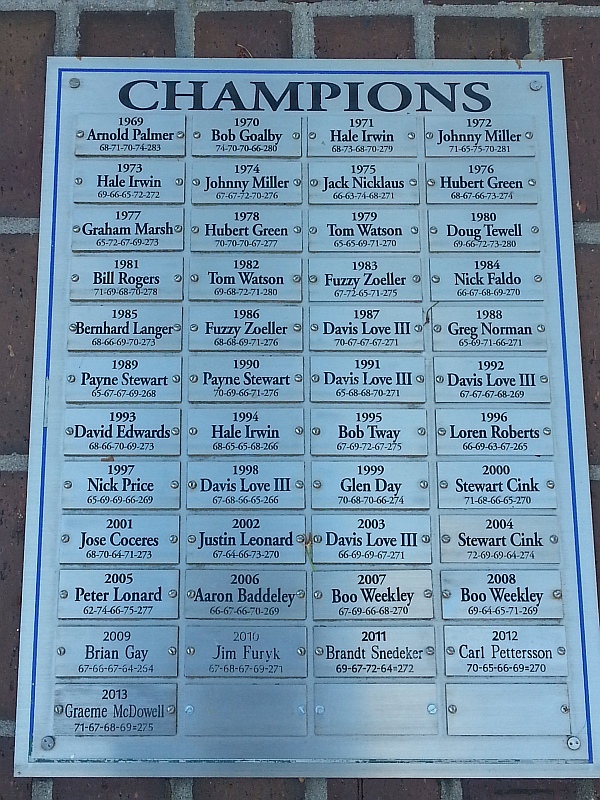 List of former RBC Heritage Classic winners.