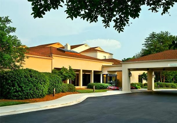 The Southpark Courtyard Marriott and your home for the week if you're looking to play golf in Charlotte.