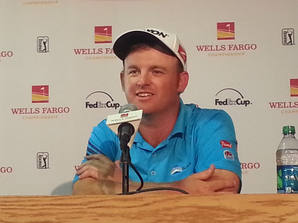 J B Holmes comes back from two brain surgeries, a broken ankle and surgery on his arm to win the Wells Fargo Championship.  (Photo - www.golfbytourmiss.com)