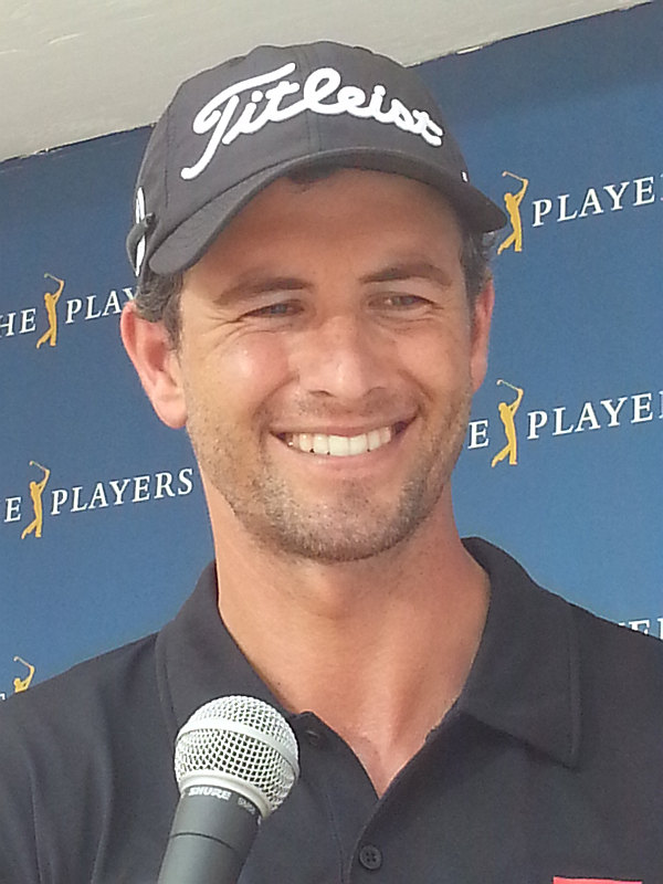 Newly Married Adam Scott happy to talk about his marriage on day three of the Players Championship.  (Photo - www.golfbytourmiss.com)