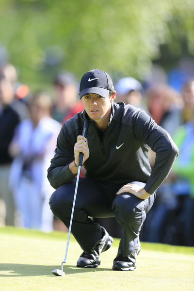 Rory McIlroy - Black for Mac. (Photo - Fran Caffrey/www.golffile.ie)