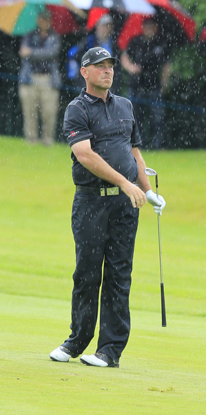 Thomas BJORN (DEN) during Round one of the 2014 BMW PGA Championship being played over the West Course, Wentworth from 22nd to 25th May 2014: Picture Stuart Adams www.golftourimages.com: 22nd May 2014