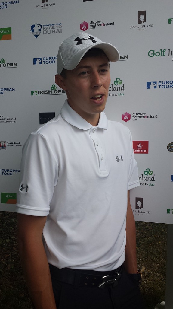 Matthew Fitzpatrick delighted to earn first-ever pay cheque with T29th in Irish Open.  (Photo - www.golfbytourmiss.com)