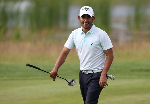 Pablo Larrazabal in good spirits and on route to a 63 on day two of the BMW International Open. (Photo - David Lloyd/www.golffile.ie)