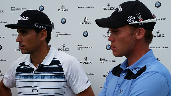 There was no seperating playing partners Rafa Cabrera-Bello and Danny Willett after two rounds of the 2014 BMW International Open. (Photo - www.golfbytourmiss.com)
