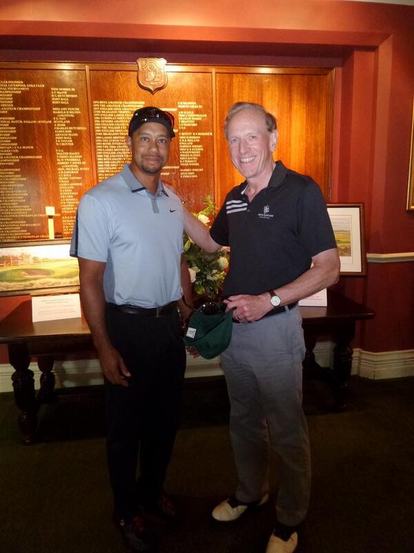 Former Royal Liverpool Club Captain Andy Cross who handed Tiger Woods claret jug in 2006.