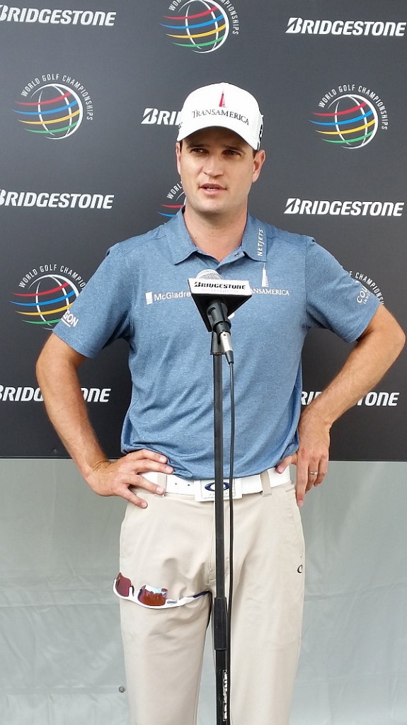 Zack Johnson remarks five times 'It sucks' Dustin Johnson will not be on the 2014 USA Ryder Cup team.  (Photo - www.goflbytourmiss.com)