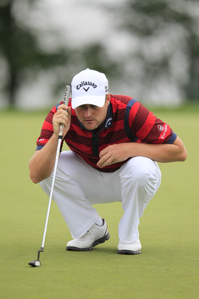 Scotland's Marc Warren finding delight not only with the shortest club in his bag but new 8.9 degree V-Series Callaway driver. (Photo - Eoin Clarke/www.golffile.ie)