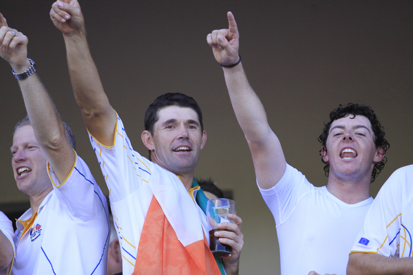 Rory McIlroy on his Ryder Cup debut in the 2010 European Team. (Photo - Manus O'Reilly/www.golffile.ie)