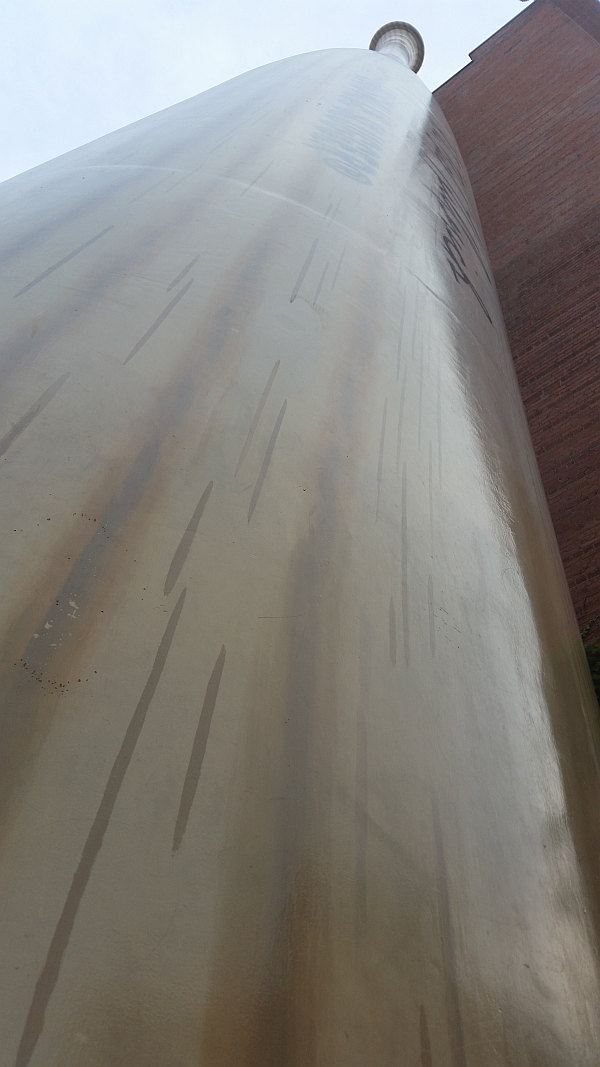 Slugger Museum Looking up the largest baseball bat in the world