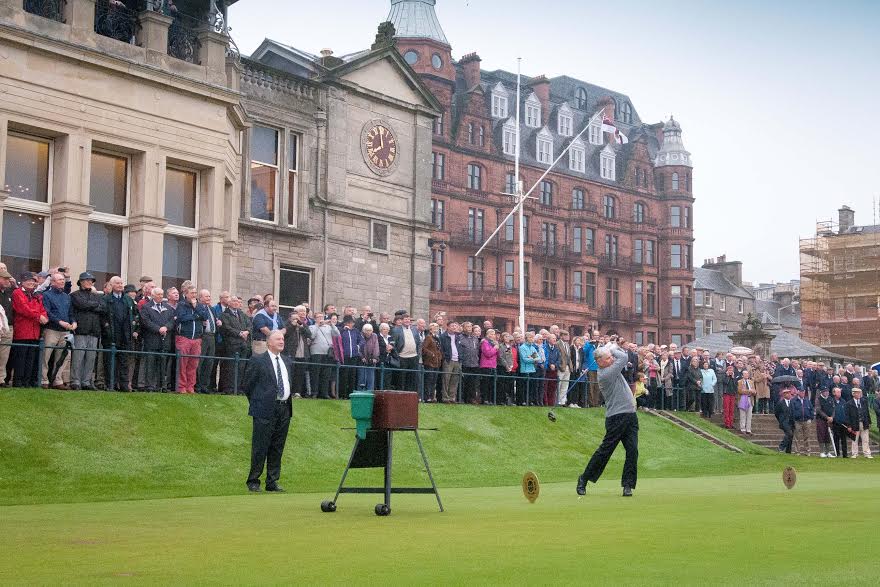 Gregor MacGregor 'Drives In' as new R & A Club Captain.