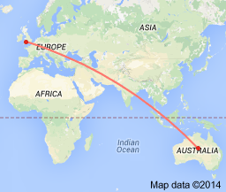 15,220 kilometers - the distance from the Alice Springs GC in Wales to it's golfing cousin in the very heart of Australia.