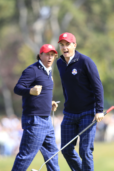 Johnnie Miller says the 2012 unbeaten pair of Phil Mickelson and Keegan Bradley are a must at Gleneagles. (Photo - Fran Caffrey/www.golffile.ie)