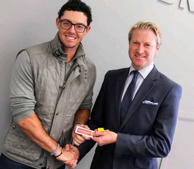 World No. 1 Rory McIlroy accepts keys to his new house in County Down and three years after selling his previous Northern Ireland abode.