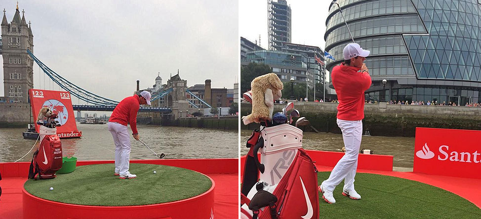 It's come to light Rory McIlroy was again running late for an appointment and this time he caught the train instead of hopping a ride in a Chicago Police car.