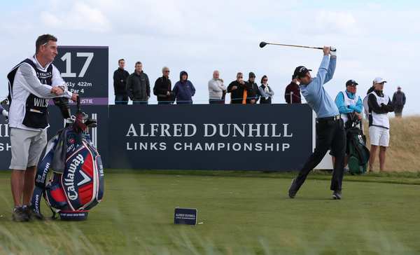 Oliver Wilson (ENG) equalled the course record during R1 at Carnoustie of the 2014 Alfred Dunhill Links Championship, The Old Course, St Andrews, Fife, Scotland. Picture: David Lloyd / www.golffile.ie