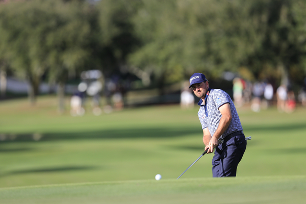 Graeme McDowell ahead of dropping a shot at the last but in a solid four under par 68 on day one of the 2014 Hero World Challenge.  (Photo - Fran Caffrey/www.golffile.ie)