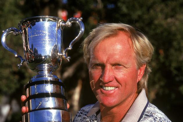 Greg Norman wins a fifth Australian Open title in 1996 at the Australian Club where Jordan Spieth won for a first time outside of the US.