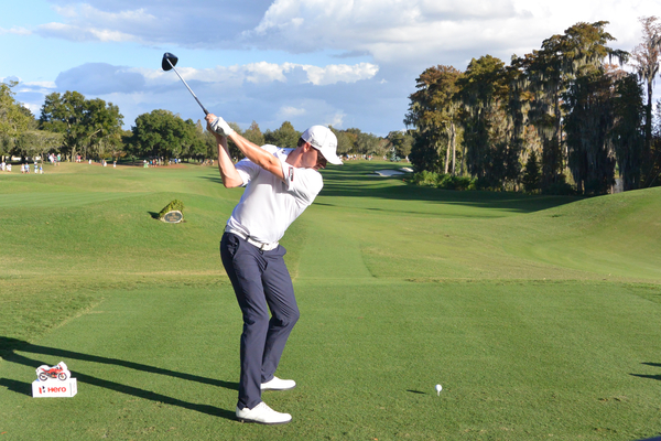 Fran Caffrey's great photo and showing Jimmy Walker a study of concentration on day three of the Hero World Challenge. (Photo - Fran Caffrey/www.golffile.ie)