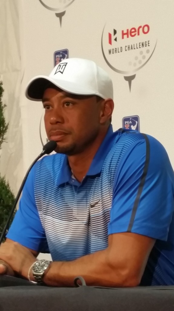 Tiger Woods returns to competition for a first time in 8 months saying working with his new swing is 'new but also old'.