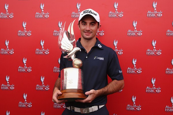 Frenchman Gary Stal captures the 2015 Abu Dhabi HSBC Championship.