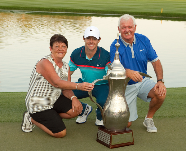 Rory McIlroy captures a second Omega Dubai Desert Classic title. (Photo - Eoin Clarke/www.golffile.ie)