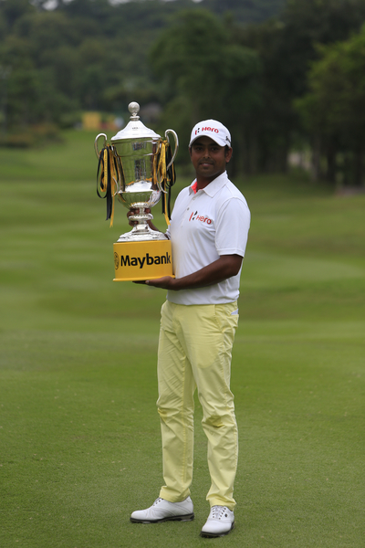 India'a Anirban Lahiri lands maiden Tour victory with success in the Maybank Malaysian Open. (Photo - Thos Caffrey/www.golffile.ie)
