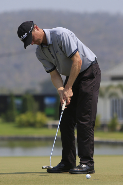 Michael Hoey on route to a course record 64 on day one of the Thailand Classic. (Photo - Thos Caffrey/www.golffile.ie)