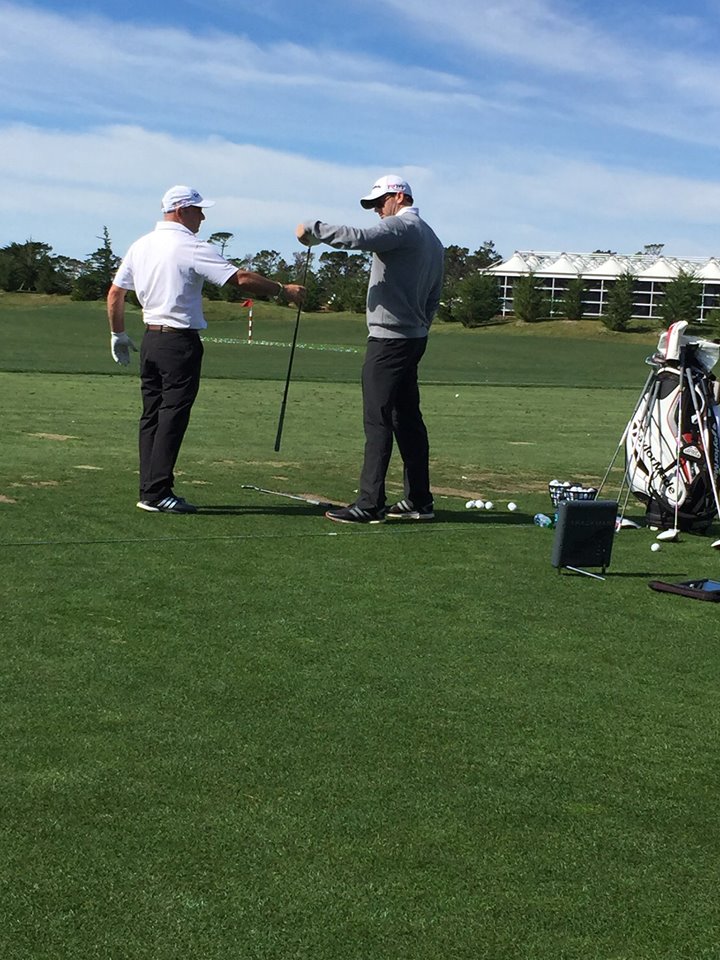Paul McGinley trying to get use to new TaylorMade clubs after his bag was stolen from his SUV in suburban San Francisco. (Photo - www.golfbytourmiss.com)