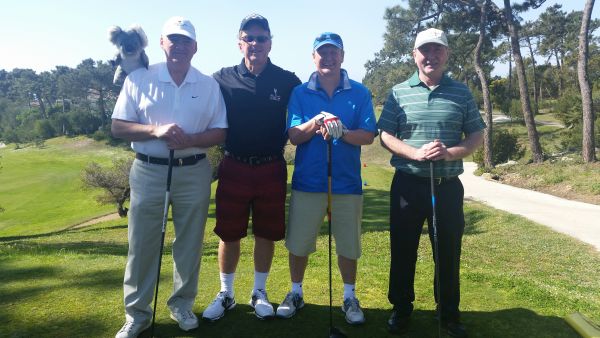 And the last match on the first day - Alastair, Bernie, Andy and Eamon