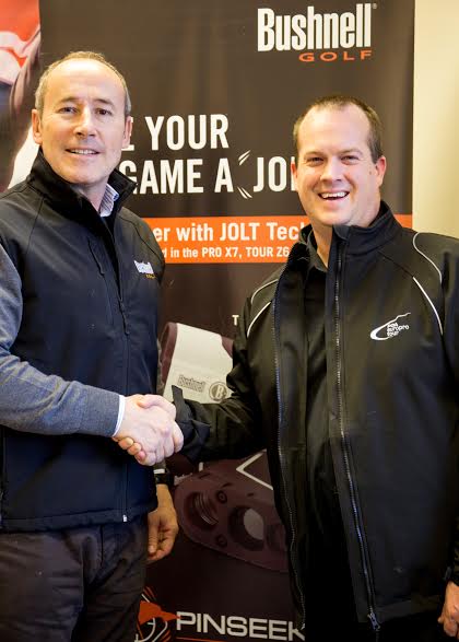 Andrew Grose, Managing Director - Bushnell with Pro Tour Director of Operations.