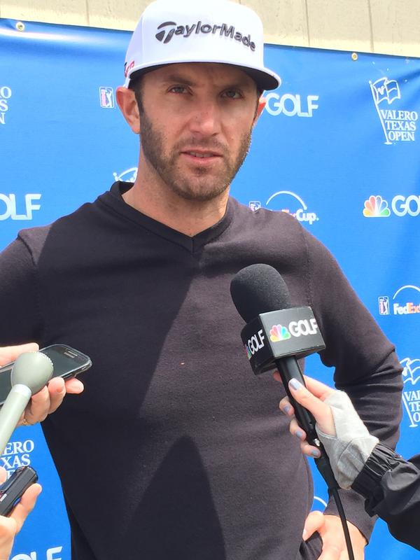 Dustin Johnson says there was no benefit looking to the Masters from the windswept opening round in the 2015 Valero Texas Open.
