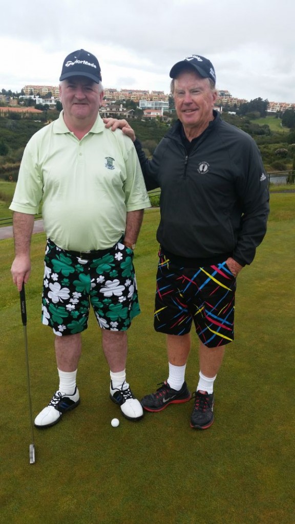 Joe and Bernie celebrate St. Patrick's Day in Royal and Awesome.