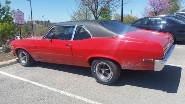 Spotted in the car park here at the Valero Texas Open - a 1967 Chevy Camaro.