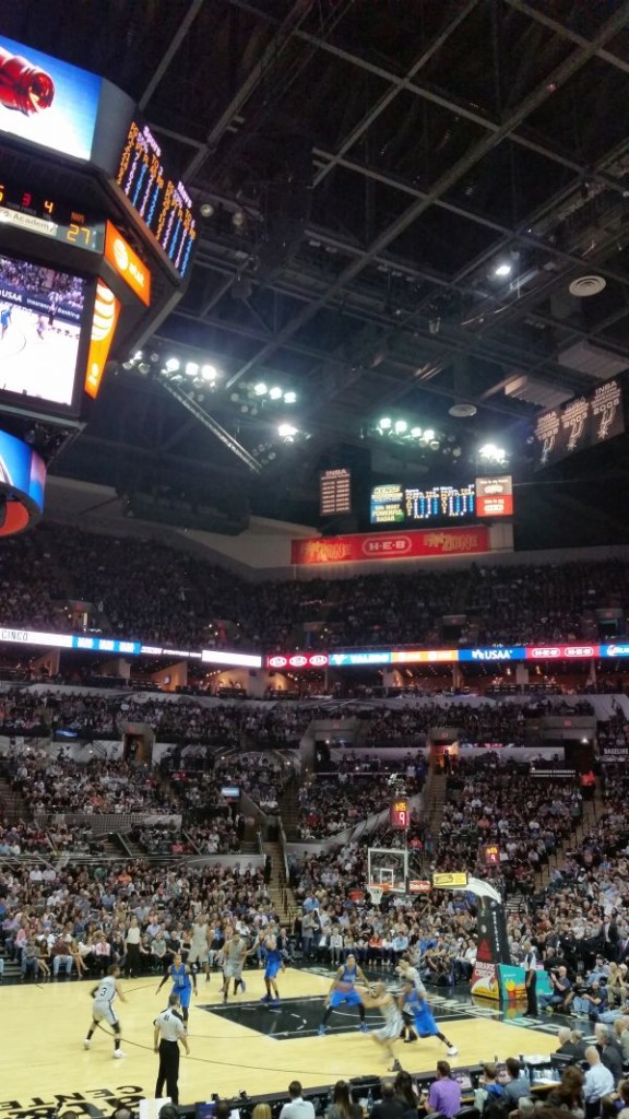 Spurs -v- Mavericks, AT & T Stadium March  27th, 2015.