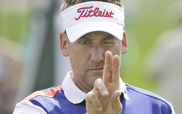Ian Poulter can't wait to get home and put on a 'pistol-like' Odyssey grip on his putter. (Photo - Getty)