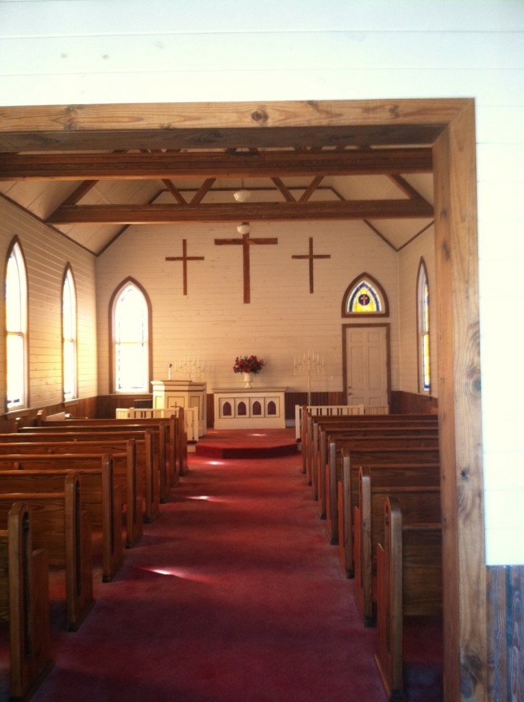 Inside the chapel at Legendary Oaks.  (Photo - Legendary Oaks GC)