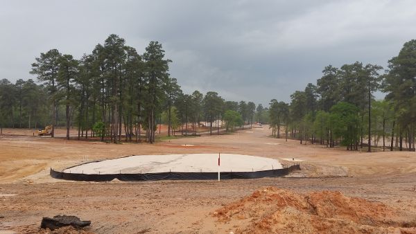 The 9th hole at BlueJack National.