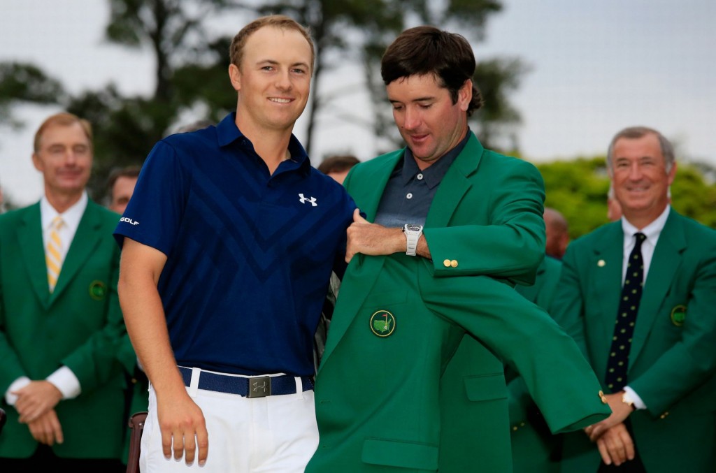 New Masters chamion Jordan Spieth 150/1 to win all four 2015 Majors.  (Photo - Getty)