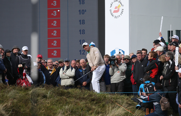 Padraig Harrington on route to a superb four under par 67. (Photo - Eoin Clarke/www.golffile.ie)
