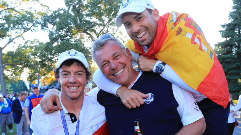 Darren Clarke says Sergio Garcia big enough to handle any Hazeltine hecklers.